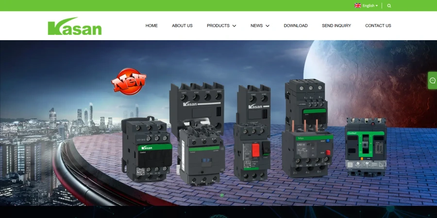 The Screenshot of Kasan Website