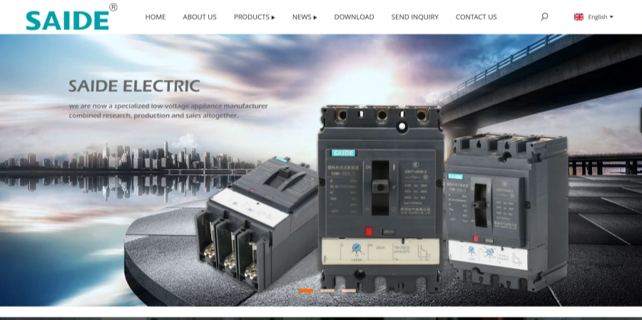 The Screenshot of Saide Website